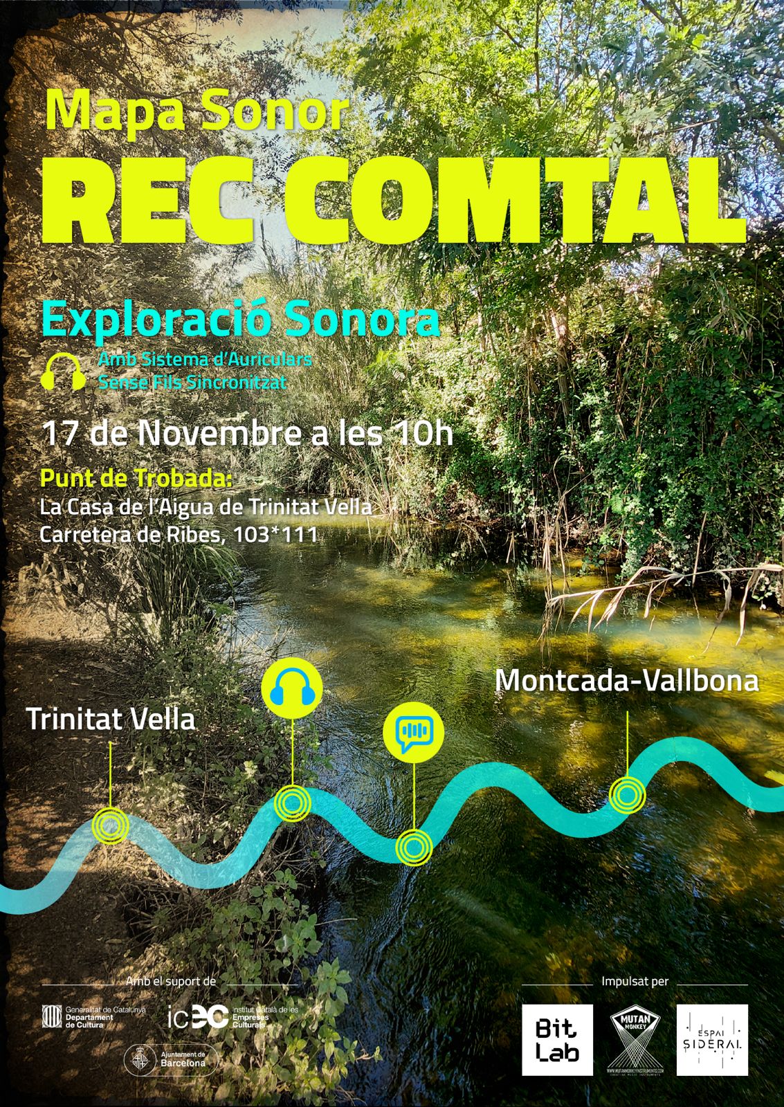 Exploració sonora al Rec Comptal